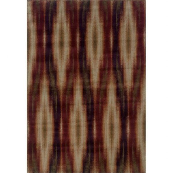 Sphinx By Oriental Weavers Area Rugs, Adrienne 4193B 10X13 Rectangle - Stone/ Red-Polypropylene A4193B300390ST